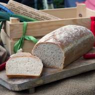 Chleb pszenny z formy z dodatkiem mąki pełnoziarnistej