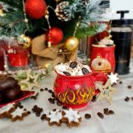 Świąteczna kawa z amaretto i czekoladą