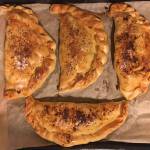 Pieczone pierogi z pstrągiem