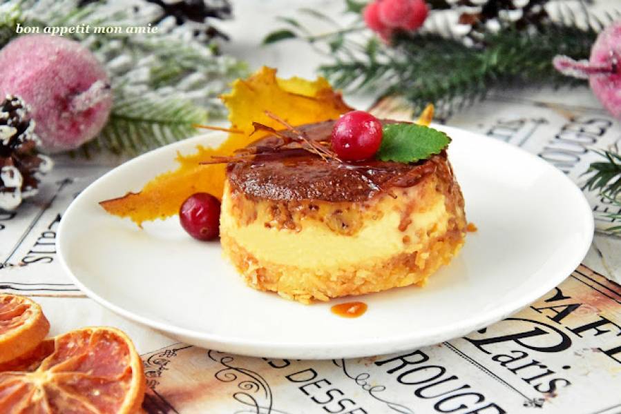 Noworoczny flan kokosowo-karmelowy