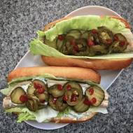 Hot dog z makrelą po holendersku
