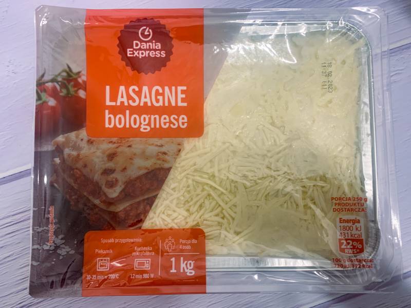 Lasagne z Biedronki [TEST]