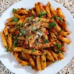Makaron Penne arrabiata + film