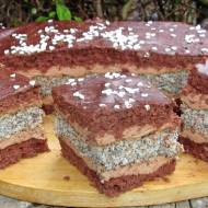 Ciasto EUFORIA-czekoladowe z makiem i orzechami-pyszne, idealne na każdą okazję +FILM