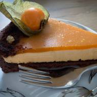 Tarta czekoladowa z kremem pomarańczowym