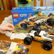 LEGO City Przygody samochodem terenowym z napędem – recenzja