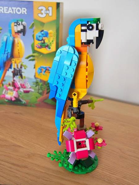 Lego creator - egzotyczna papuga