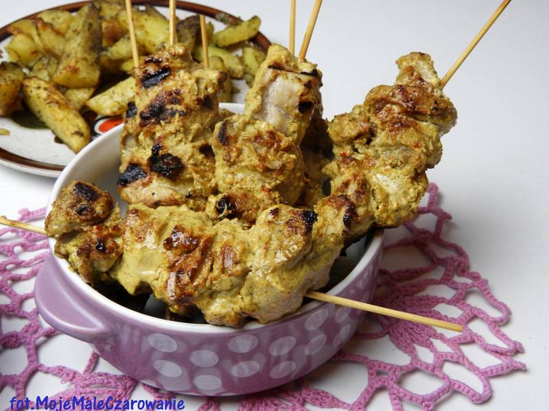 Chicken Tikka czyli pikantne szaszłyki drobiowe