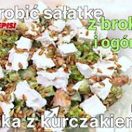 Przepis na sałatkę z brokułem i świeżym ogórkiem