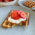 GOFRY ŁUBINOWE (keto, bez glutenu i cukru, redukcja)