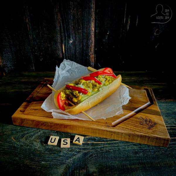 Chicago Dog Hot Dog z Chicago w USA