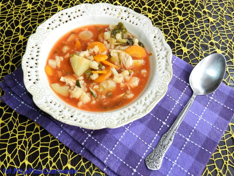Zupa pomidorowo - kalafiorowa wg 