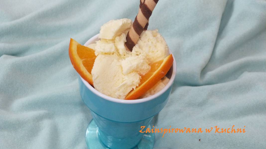 Lody pomarańczowo-jogurtowe