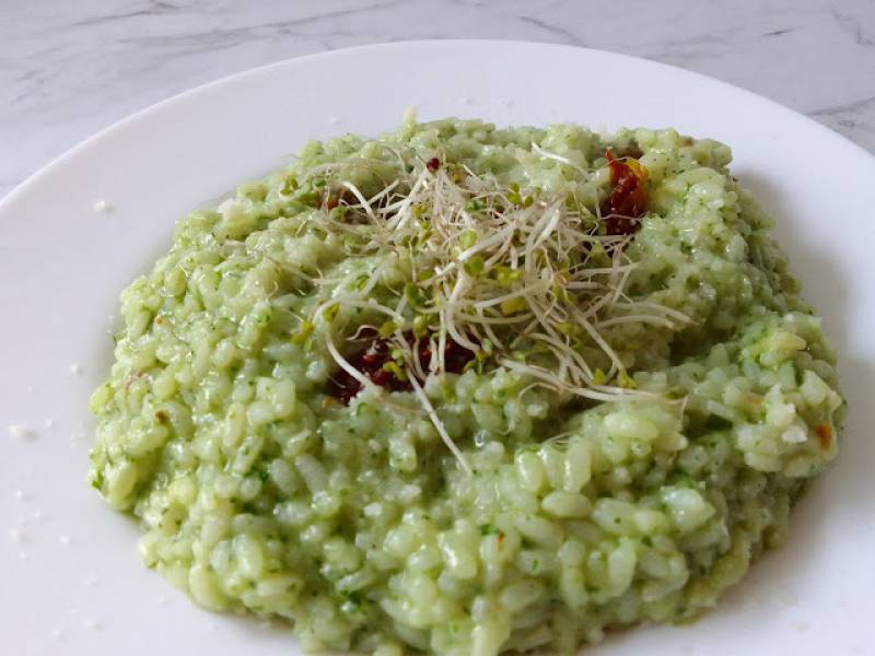 Risotto z roszponką