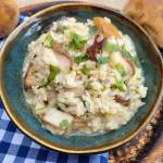 Risotto z grzybami leśnymi