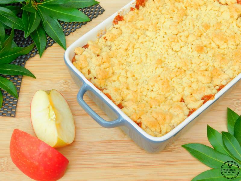 Crumble jabłkowe czyli jabłka pod kruszonką