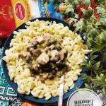 Makaron z kurczakiem w sosie z pesto