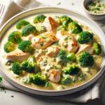 Szybki Kurczak z Brokułami w sosie serowo - śmietanowym: Idealny na Zdrowy Obiad