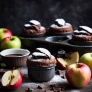 Sufleciki czekoladowe z jabłkiem
