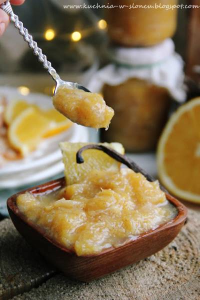 Dżem pomarańczowy z wanilią - słoiczki pełne słodkiej zimy
