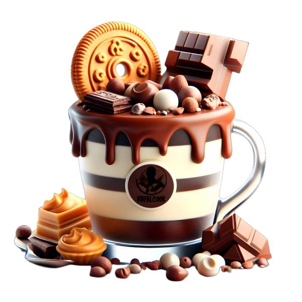 Jogurtowiec czekoladowo — kakaowo — orzechowo — ciasteczkowy