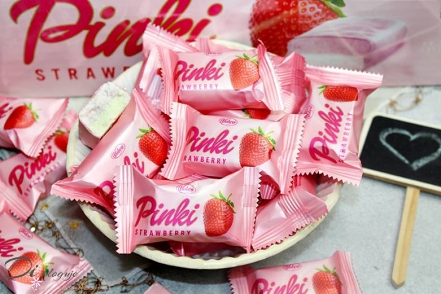 Pinki Strawberry, czyli pyszne cukierki truskawkowe od Vobro