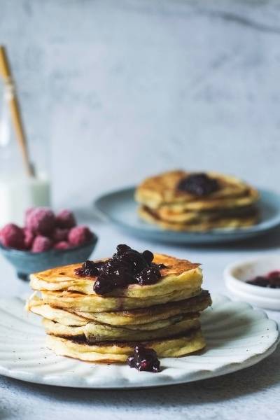 Amerykańskie pancakes z twarogiem