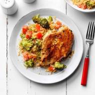 Przepis na Kurczaka z kuskusem i brokułami