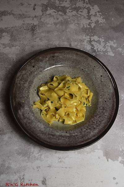 Pappardelle w aksamitnym sosie