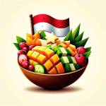 Indonezyjska sałatka owocowa Rujak Buah