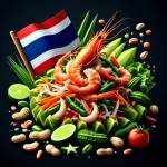 Tajska sałatka z zielonej papai Som Tam