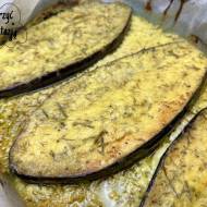 Bakłażan pieczony w sosie koperkowo – cytrynowym (jak ryba)