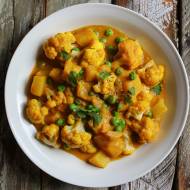 Kolorowe curry z kalafiora