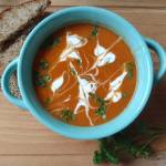 Zupa-krem z pomidorów i soczewicy