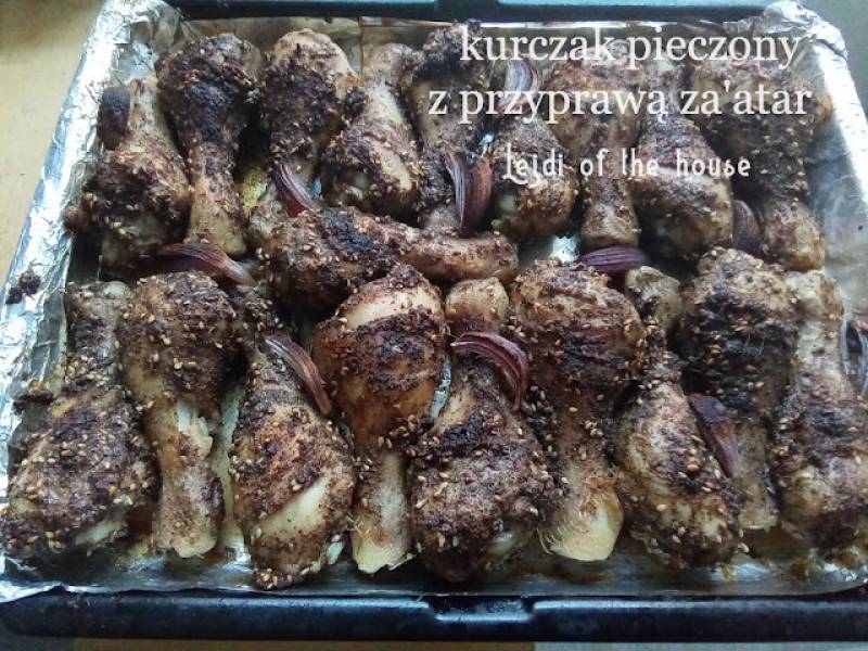 Kurczak pieczony z przyprawą za'atar...