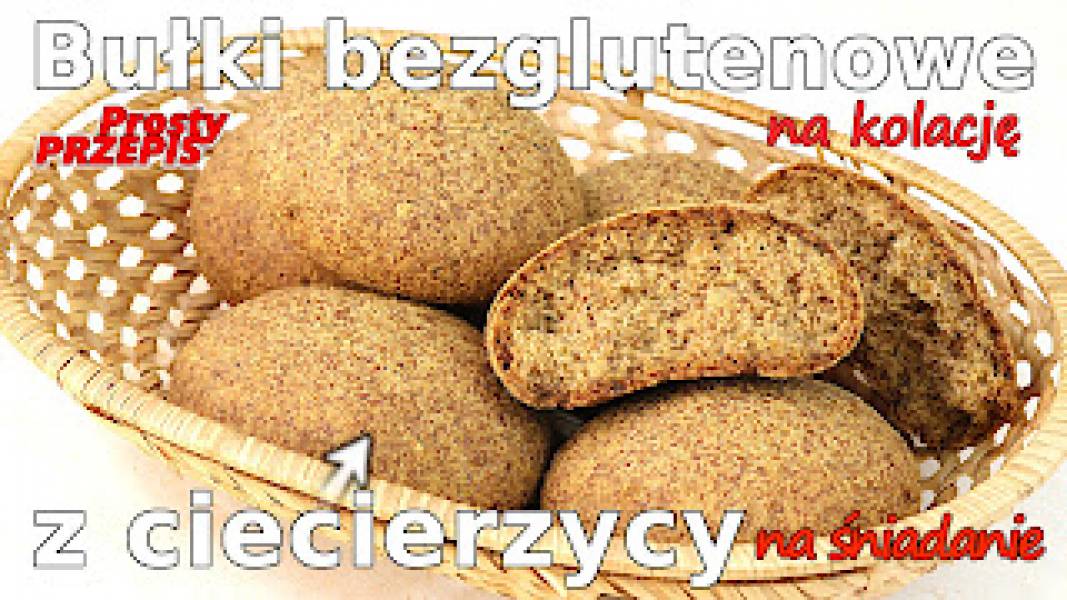 Przepis na bułeczki bezglutenowe z ciecierzycy