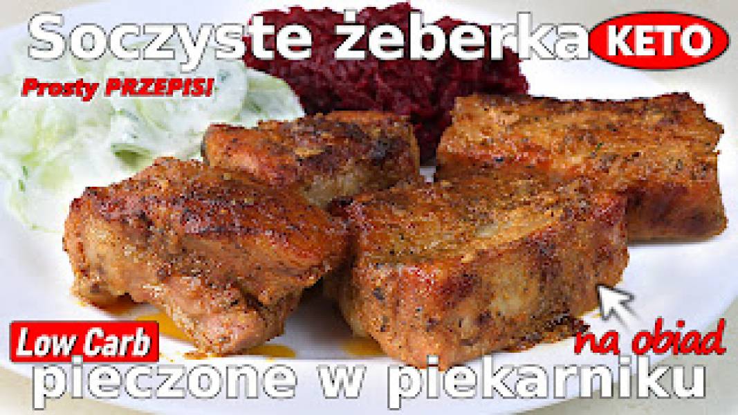 Przepis na soczyste żeberka pieczone w piekarniku