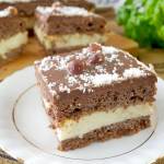 Ciasto Słodki Adorator – murzynek z kremem i ajerkoniakiem
