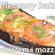 Przepis na bakłażana pieczonego z pomidorem i mozzarellą