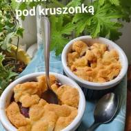 Śliwki pod kruszonką z Air fryer