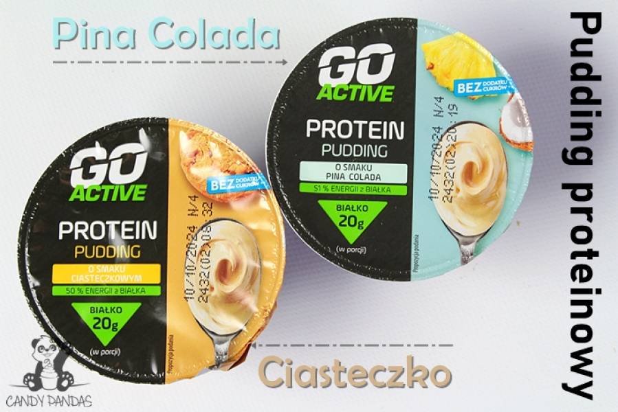 Pudding proteinowy ciasteczko / pina colada – Go Active (Biedronka)