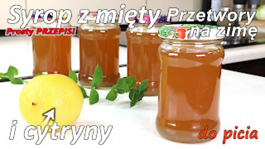 Przepis na syrop z mięty