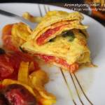 Aromatyczny omlet z pomidorem