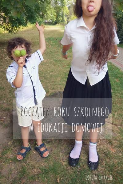 Początek roku szkolnego w edukacji domowej