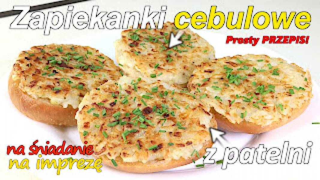 Przepis na chrupiące bułki z cebulą
