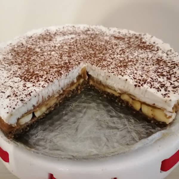 Wegańskie banoffee pie