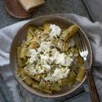 Makaron z pesto pistacjowo-bazyliowym