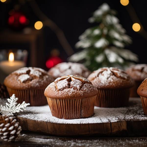 ŚWIĄTECZNE MUFFINY PIERNIKOWE PRZEPIS