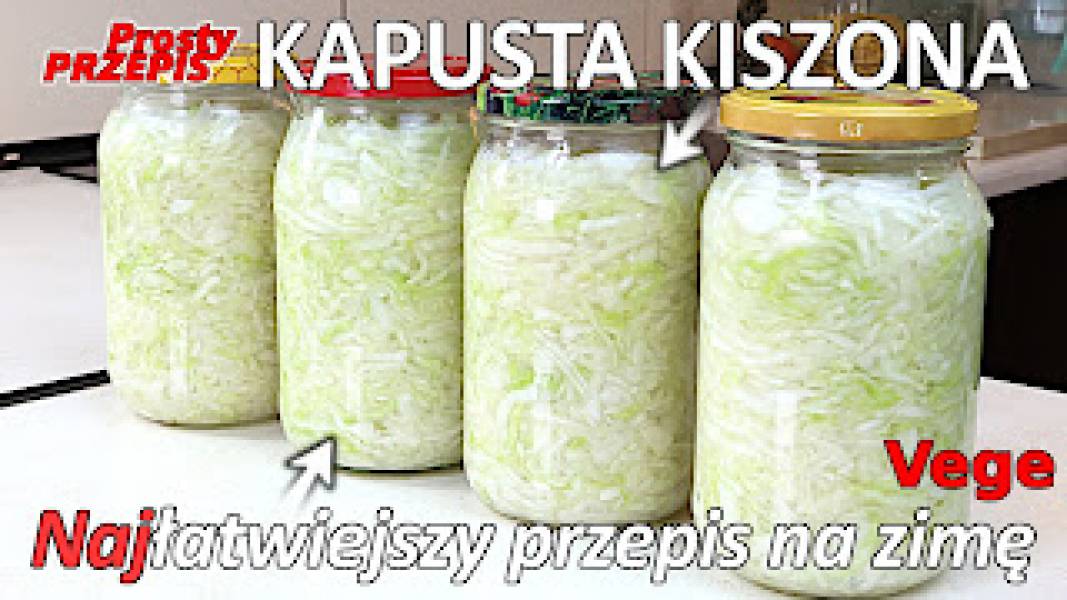 Przepis na kapustę kiszoną