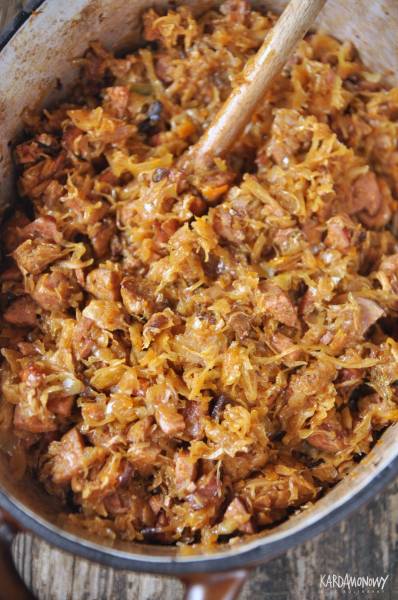 Bigos pieczony